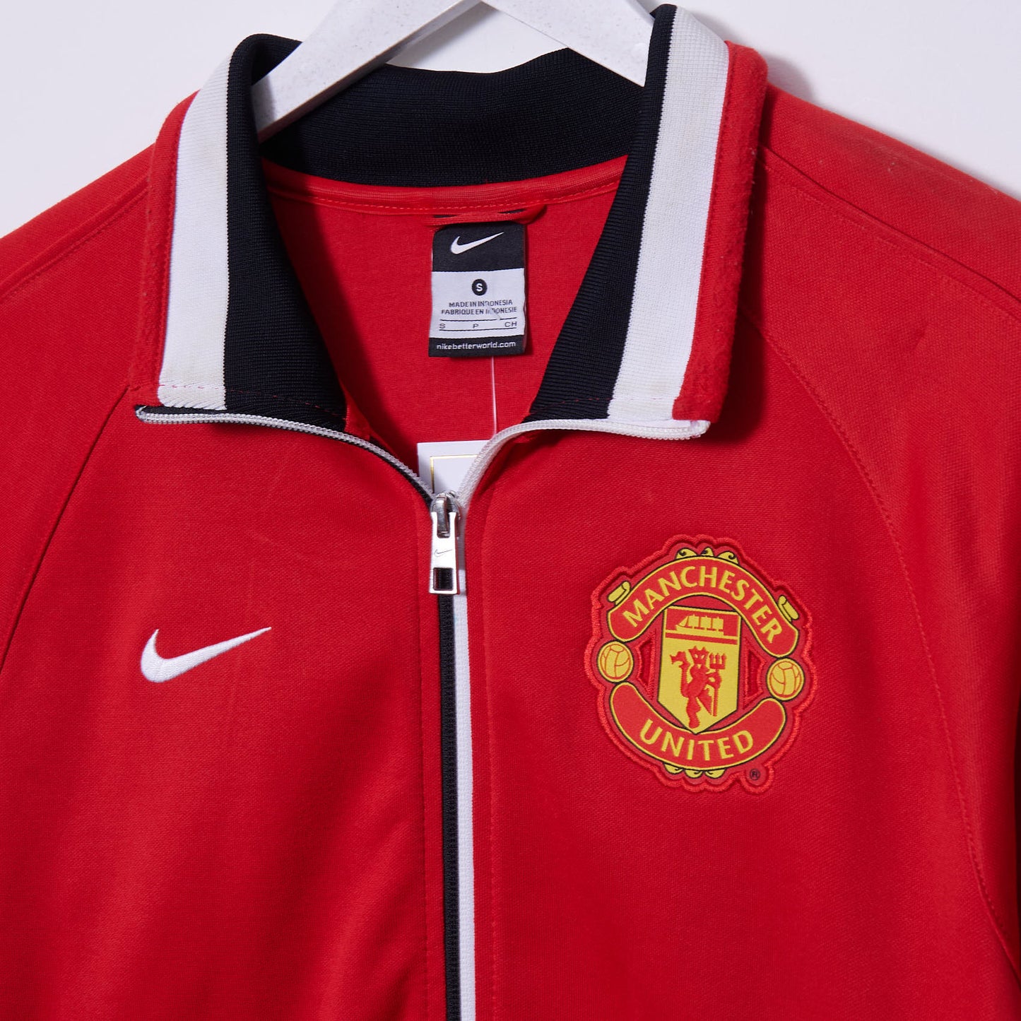 Vintage Manchester United Nike Track Jacket Medium