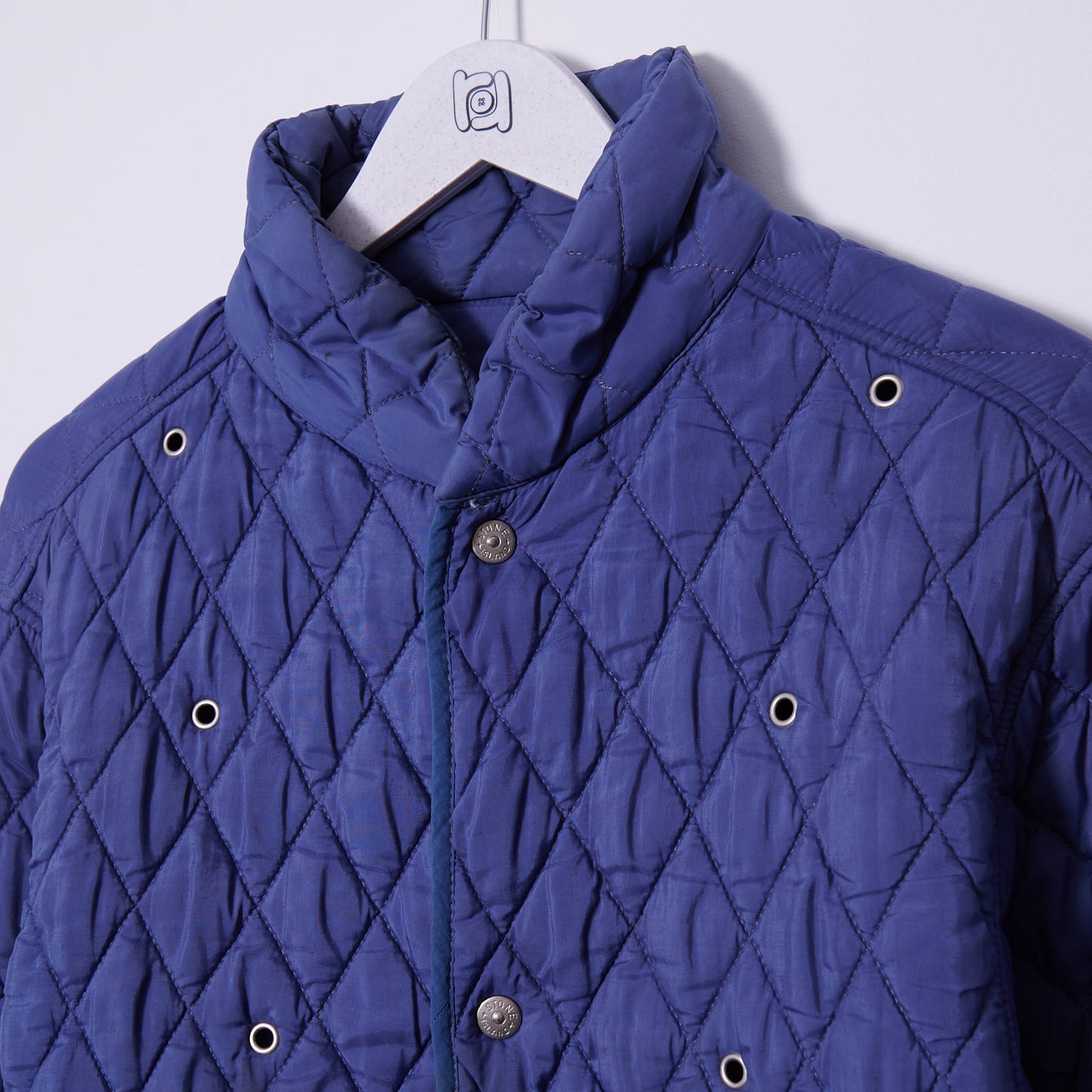 Vintage Stone Island 90s Quilted Jacket Inner Layer Small
