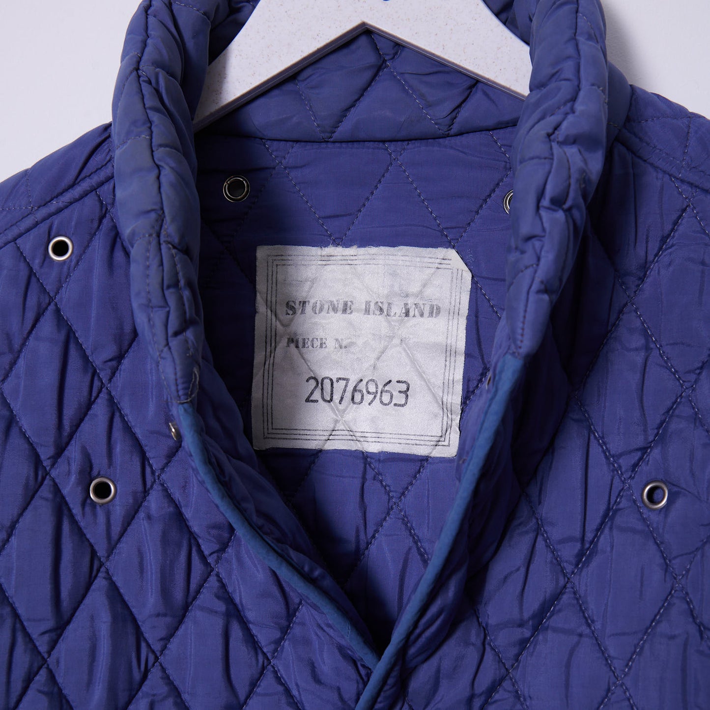 Vintage Stone Island 90s Quilted Jacket Inner Layer Small