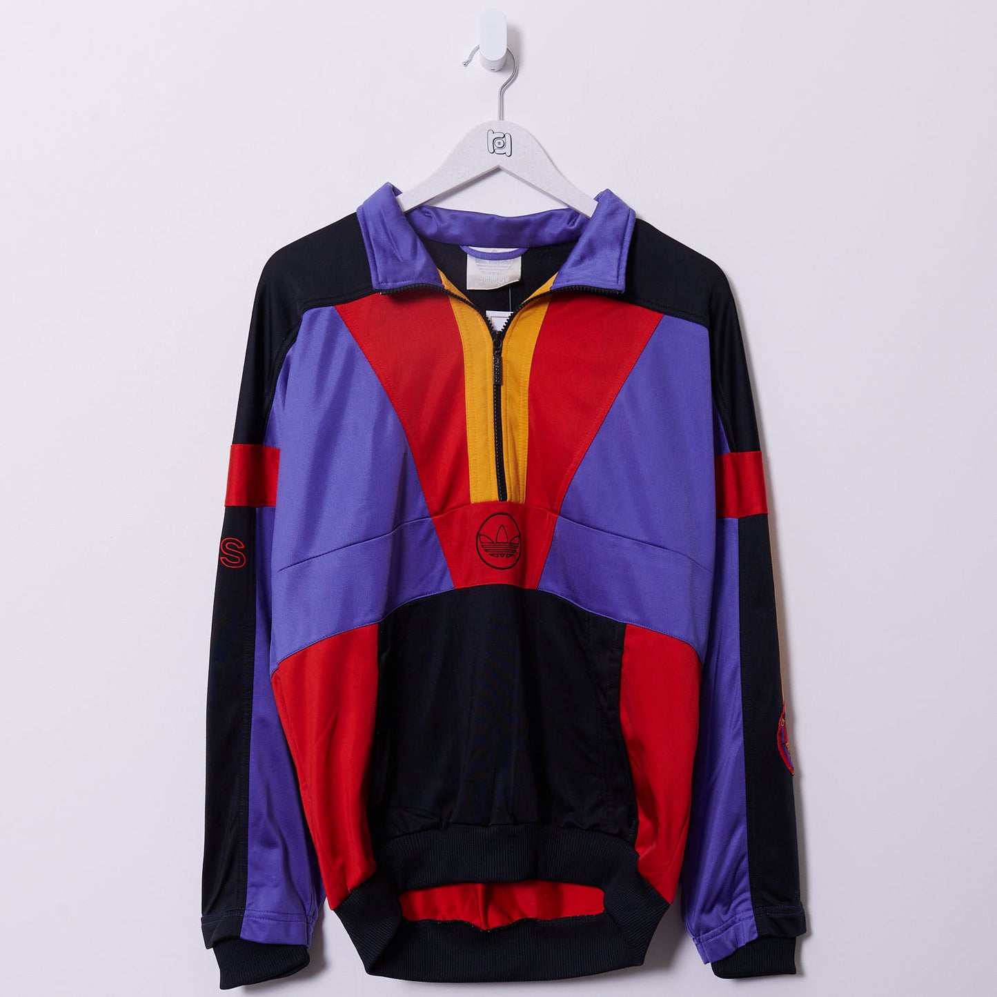 Vintage Adidas Quarter Zip 90s Track Jacket Medium