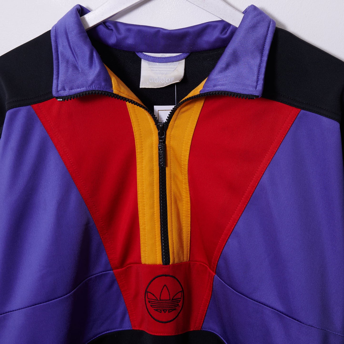 Vintage Adidas Quarter Zip 90s Track Jacket Medium