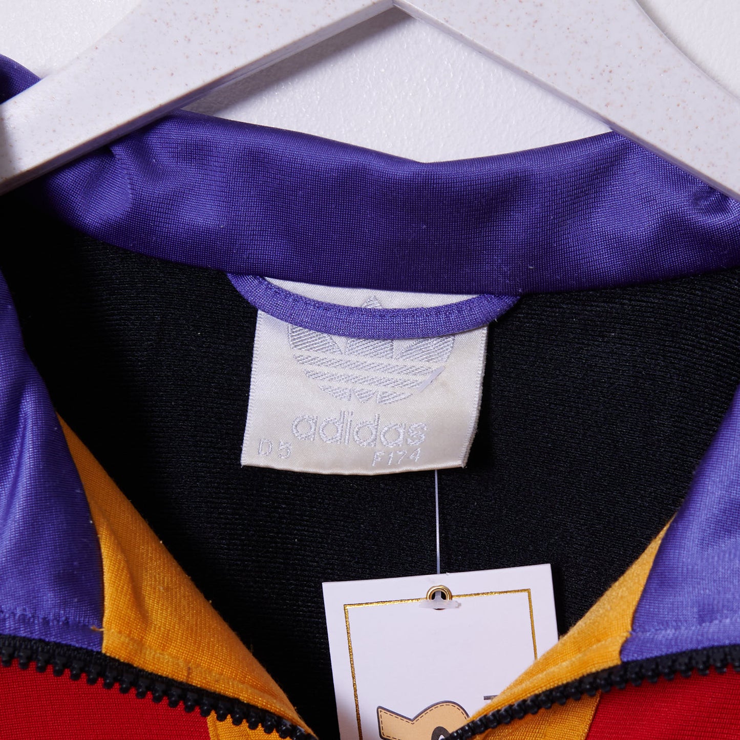 Vintage Adidas Quarter Zip 90s Track Jacket Medium