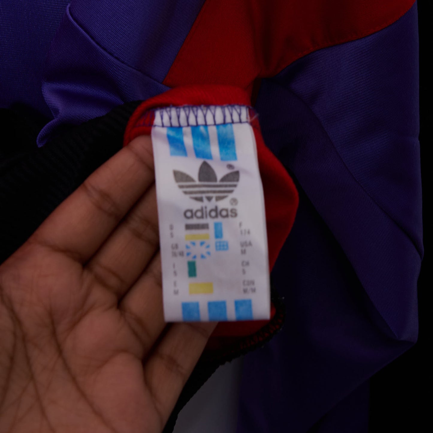 Vintage Adidas Quarter Zip 90s Track Jacket Medium