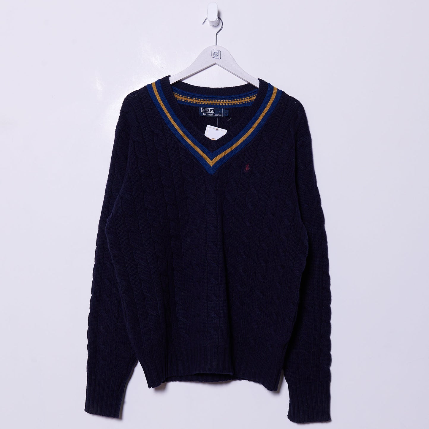 Vintage Ralph Lauren V Neck Sweater Large