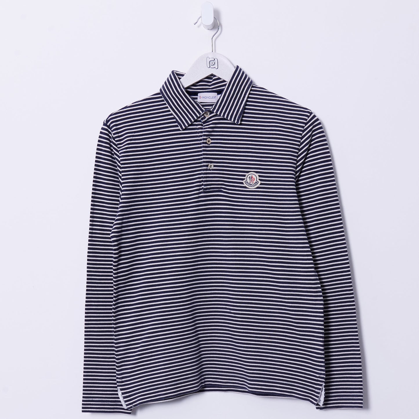 Vintage Moncler Long Sleeve Polo Shirt Small