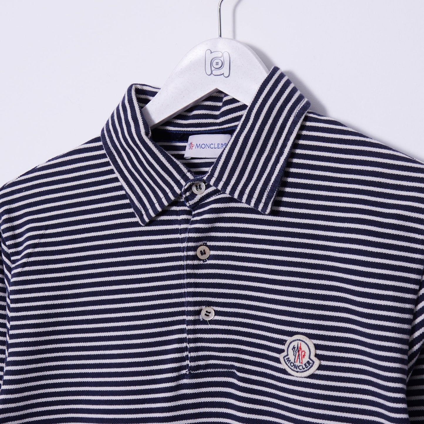 Vintage Moncler Long Sleeve Polo Shirt Small