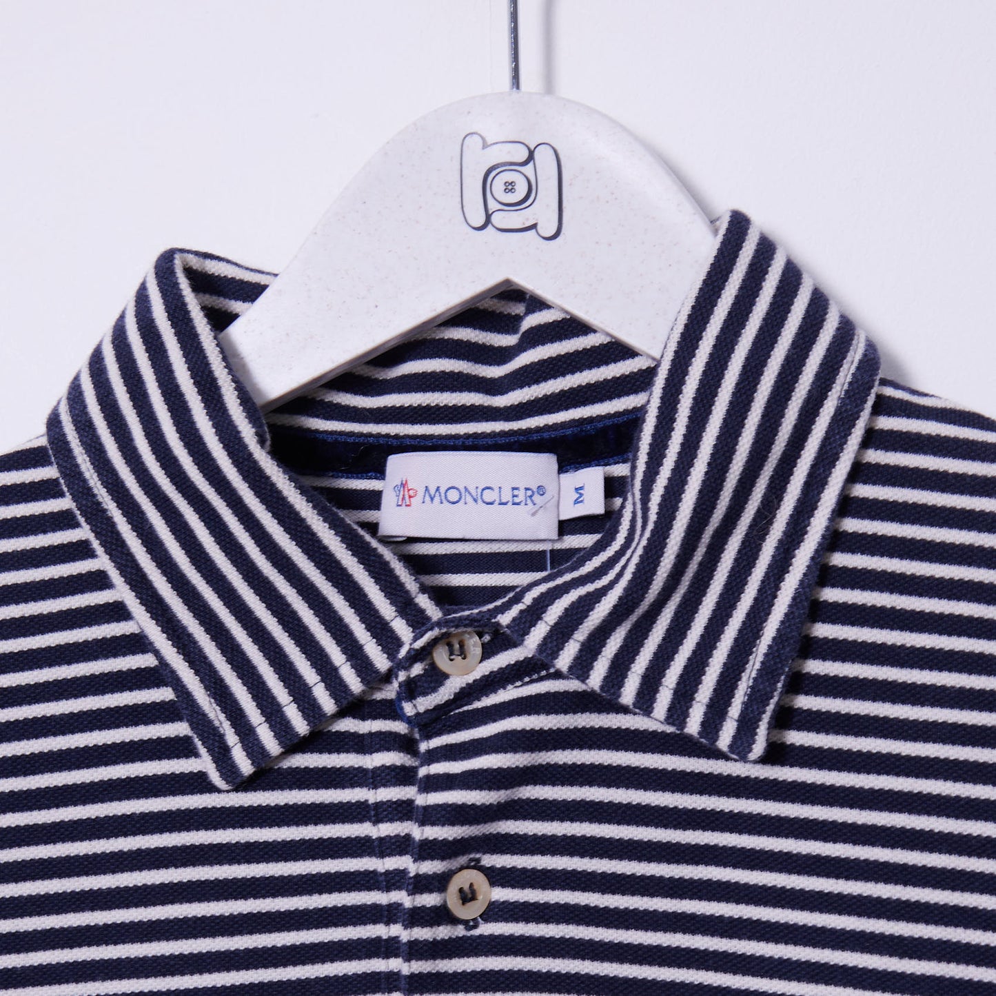 Vintage Moncler Long Sleeve Polo Shirt Small