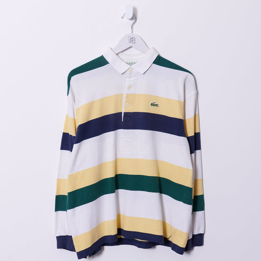 Vintage Lacoste 90s Rugby Shirt Medium
