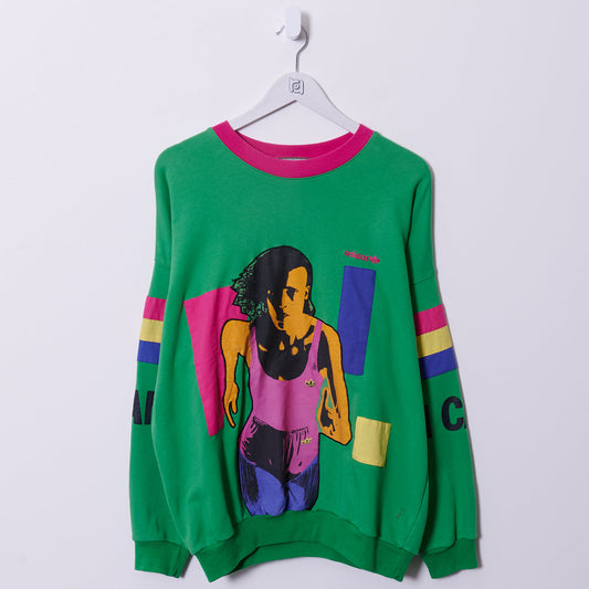 Vintage Adidas 90s American Magic Runner Sweatshirt Medium