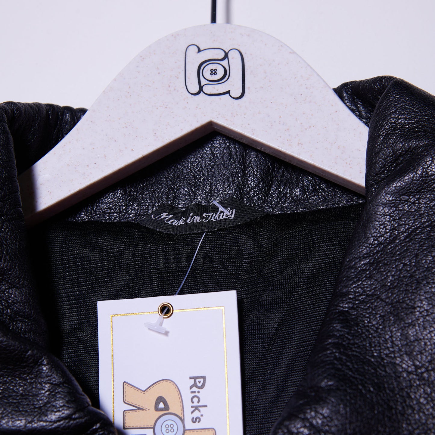 Vintage 90s Italian Leather Jacket Medium