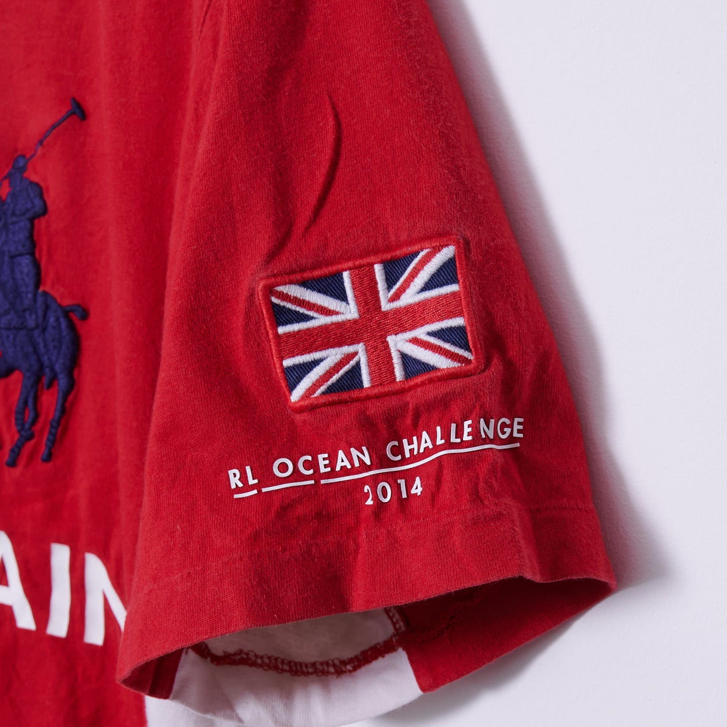 Vintage Ralph Lauren Great Britain Ocean Challenge Big Pont T-Shirt Medium