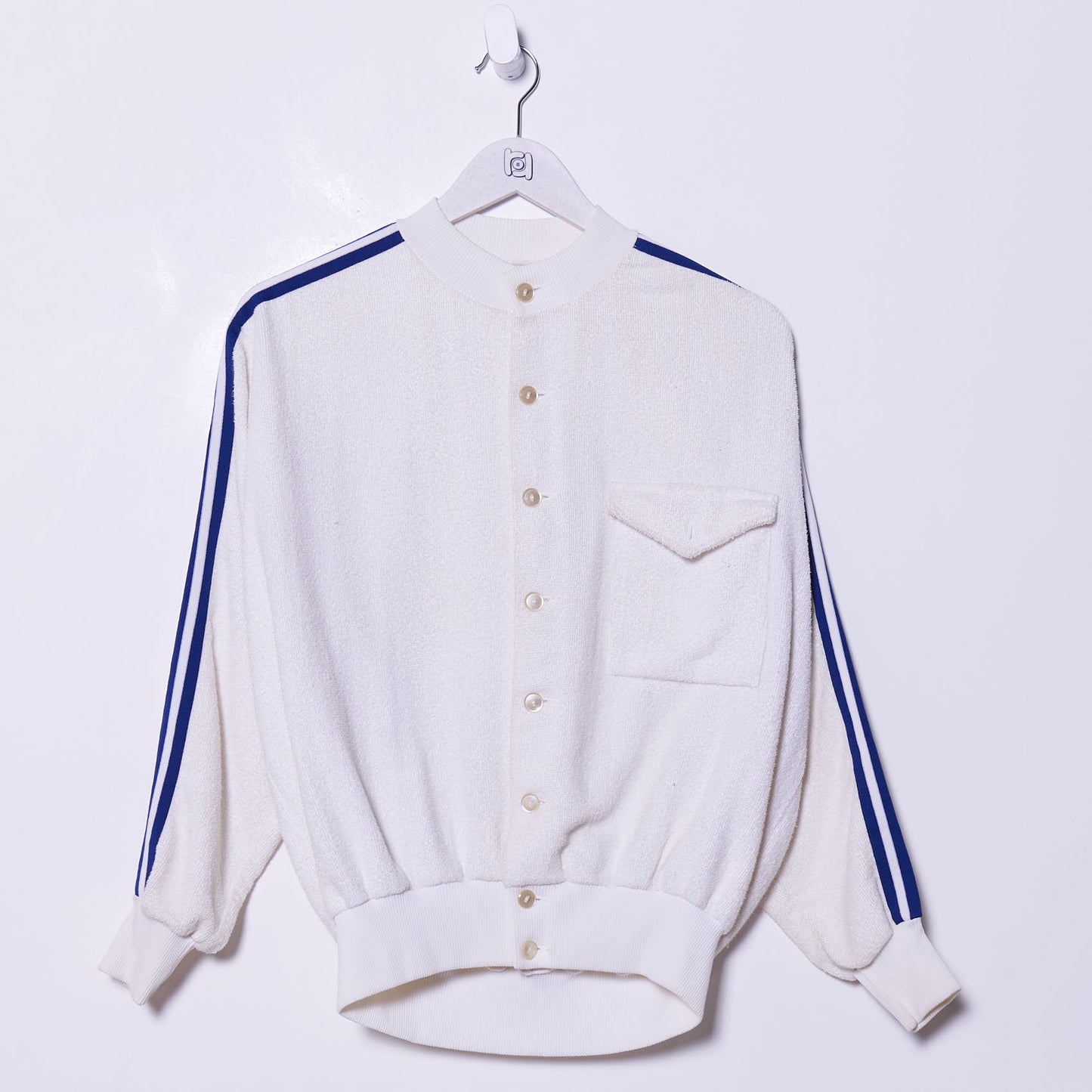 Vintage Adidas 80s Button Up Track Jacket Small