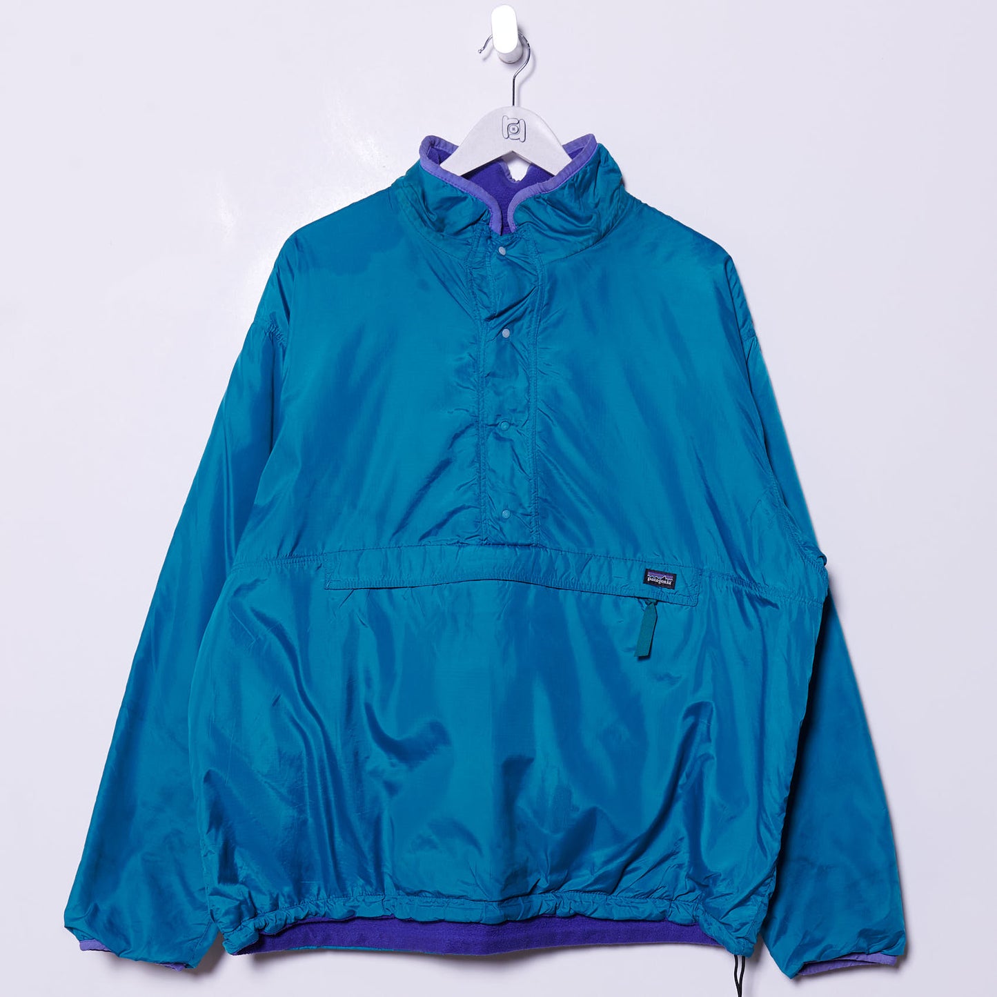 Vintage Patagonia Reversible 90s Glissade Quarter Zip Snap T Fleece Jacket Large