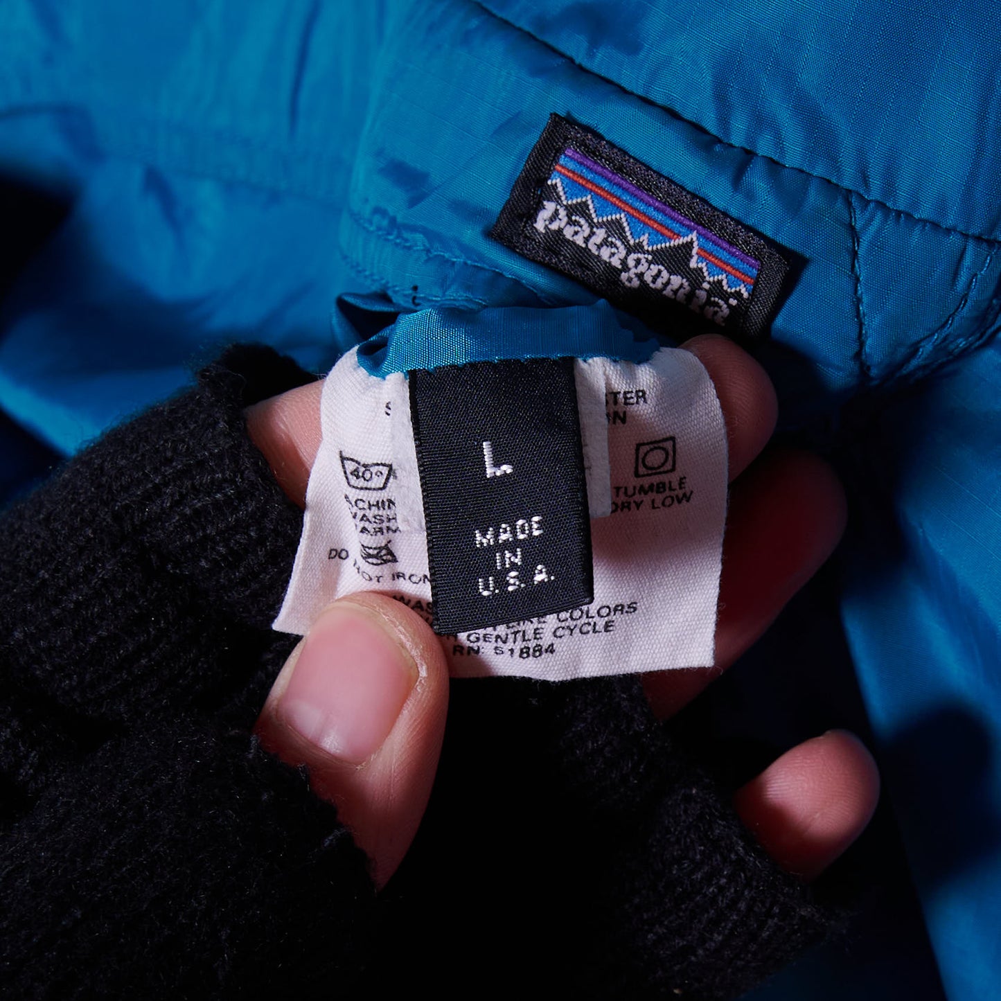 Vintage Patagonia Reversible 90s Glissade Quarter Zip Snap T Fleece Jacket Large
