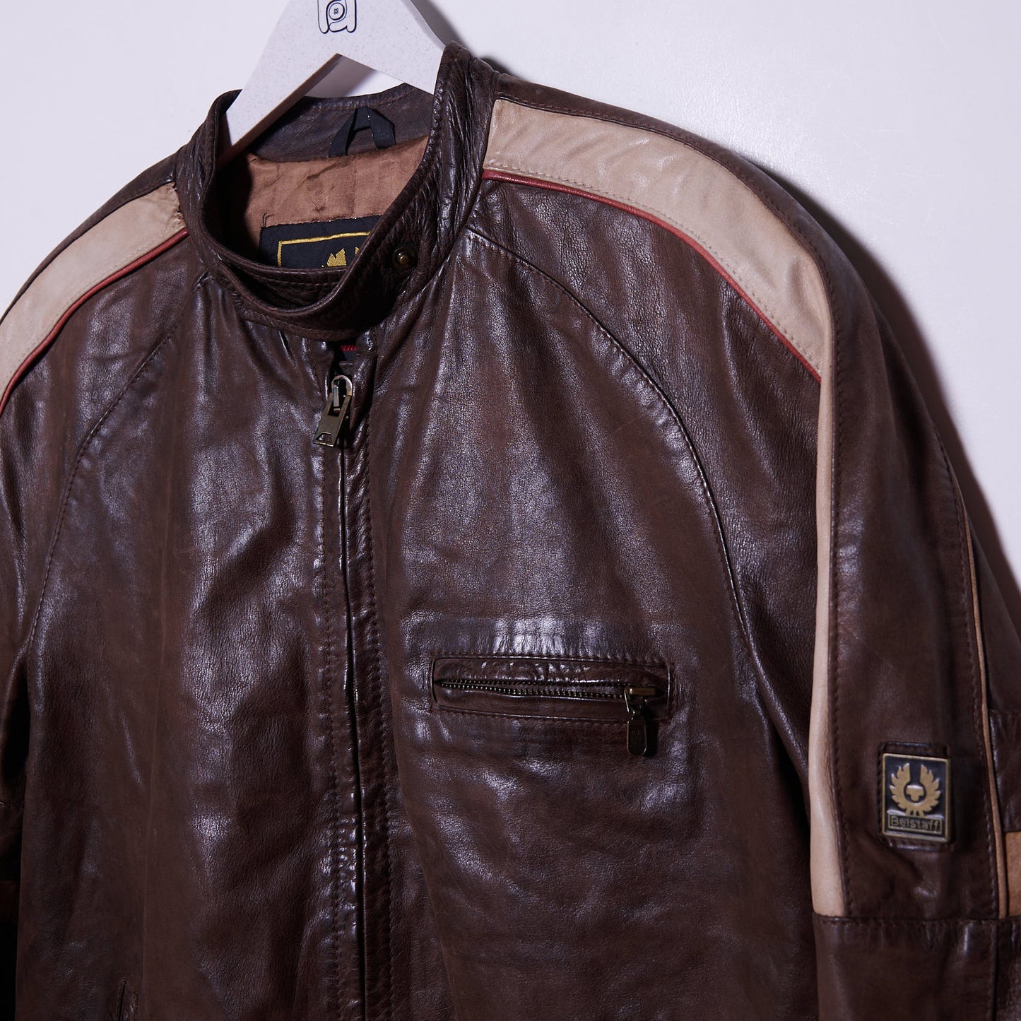 Vintage Belstaff War Of The Worlds Tom Cruise Hero Leather Jacket XL