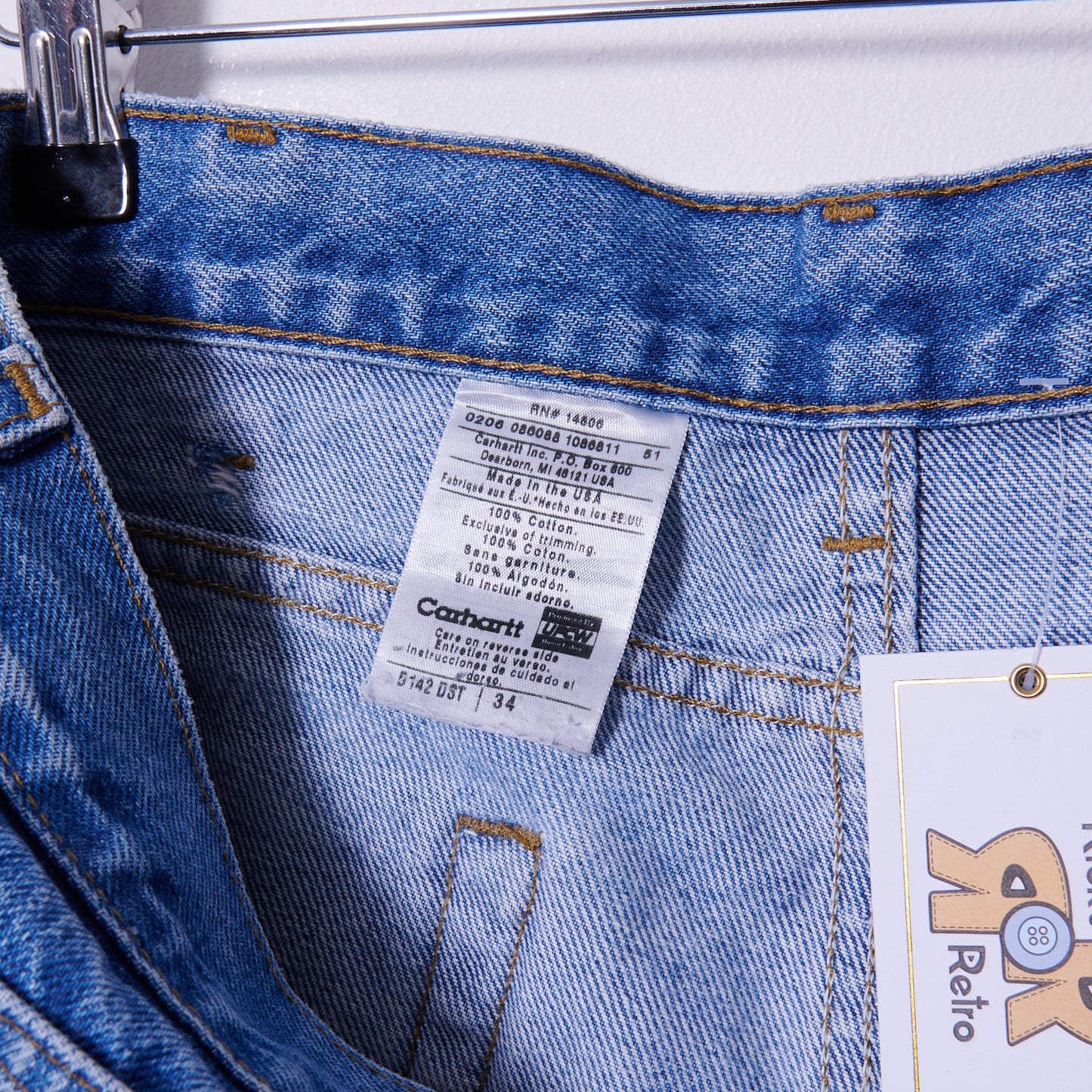 Vintage Carhartt Denim Jorts 34W