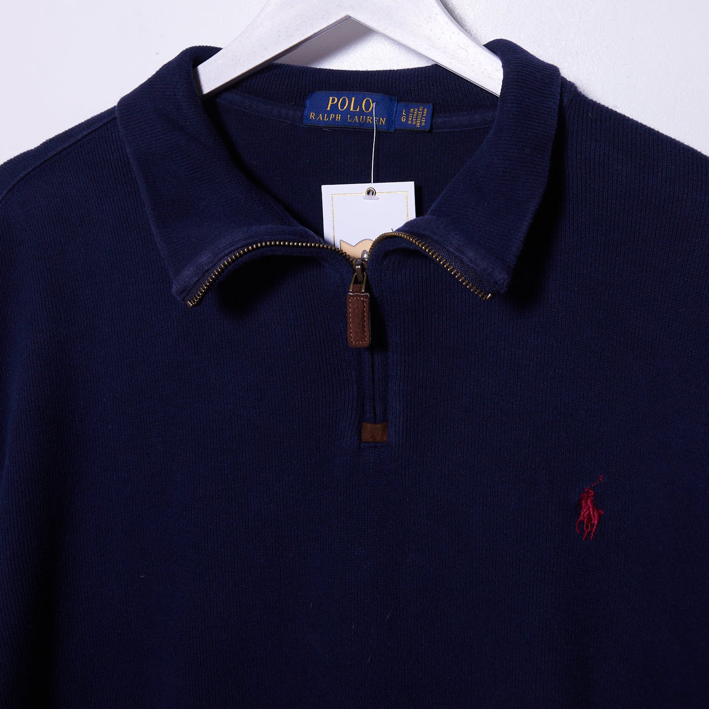 Vintage Ralph Lauren Quarter Zip Sweatshirt Large