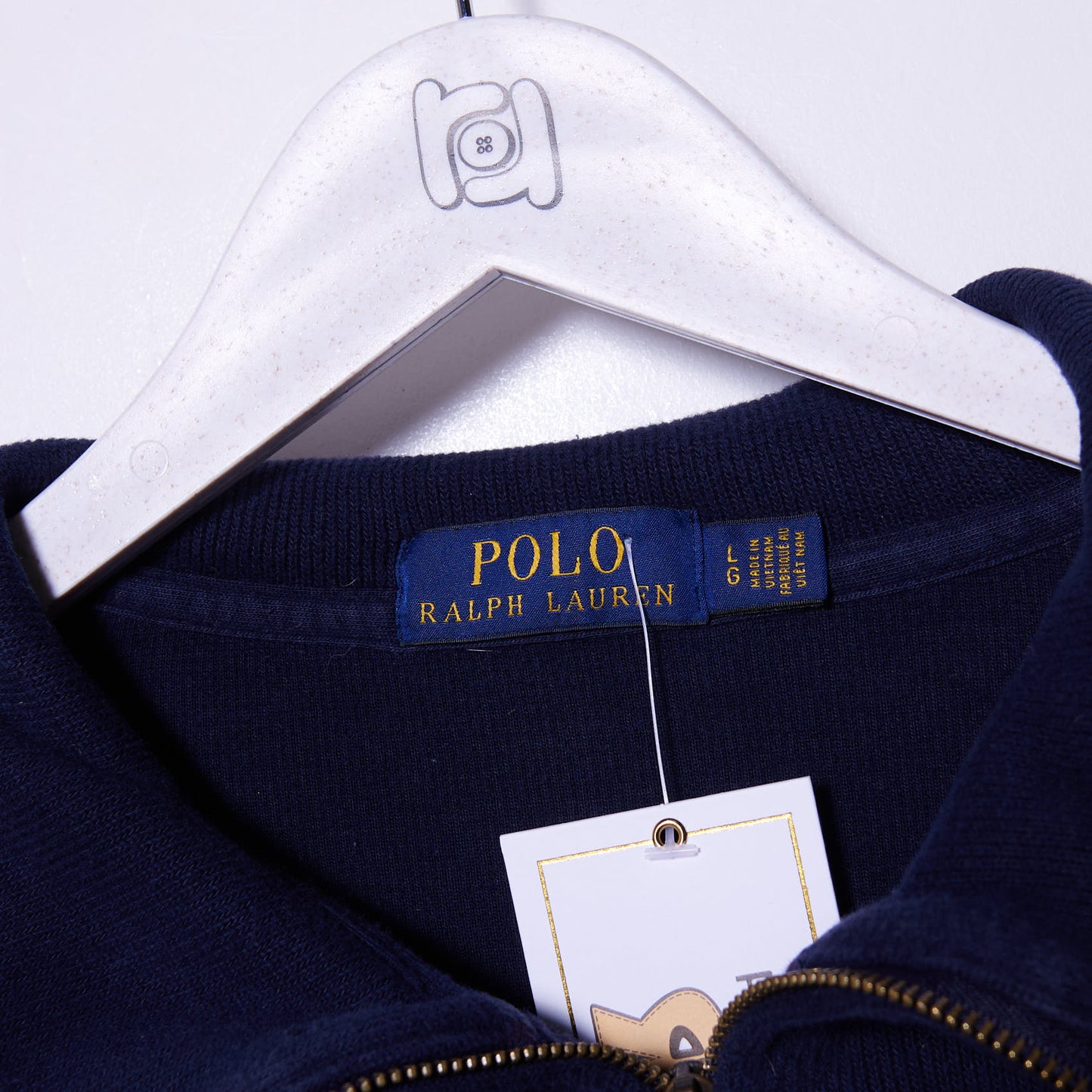Vintage Ralph Lauren Quarter Zip Sweatshirt Large