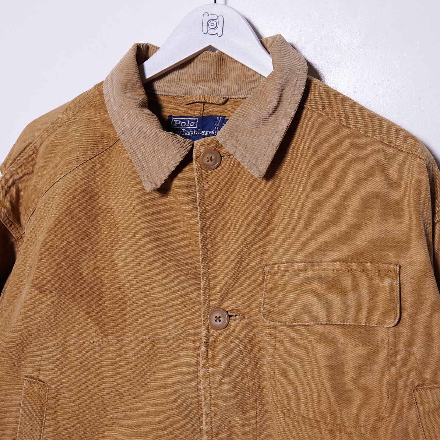 Vintage Ralph Lauren Workwear Corduroy Collar Hunting Jacket XL