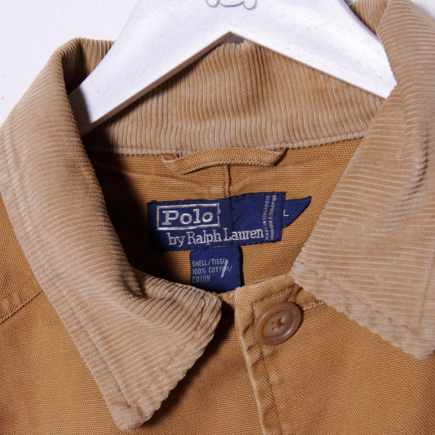 Vintage Ralph Lauren Workwear Corduroy Collar Hunting Jacket XL