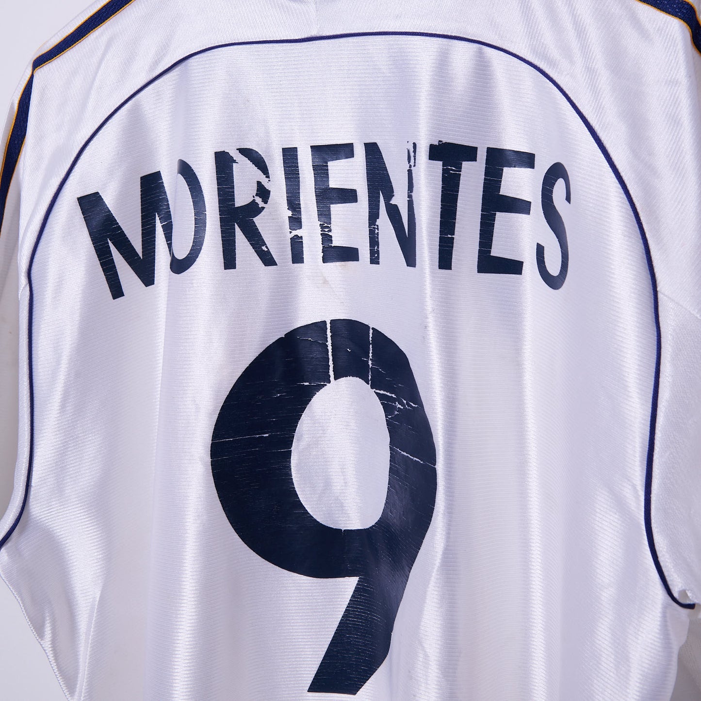 Vintage Real Madrid 1998-2000 Adidas Home Shirt #9 Morientes XL