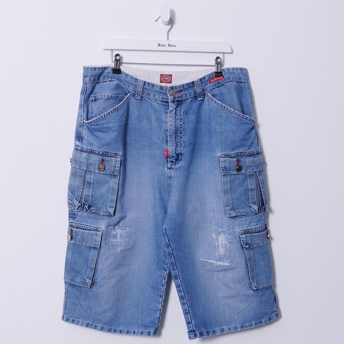 Vintage Ecko Unltd Denim Cargo Jorts 38W
