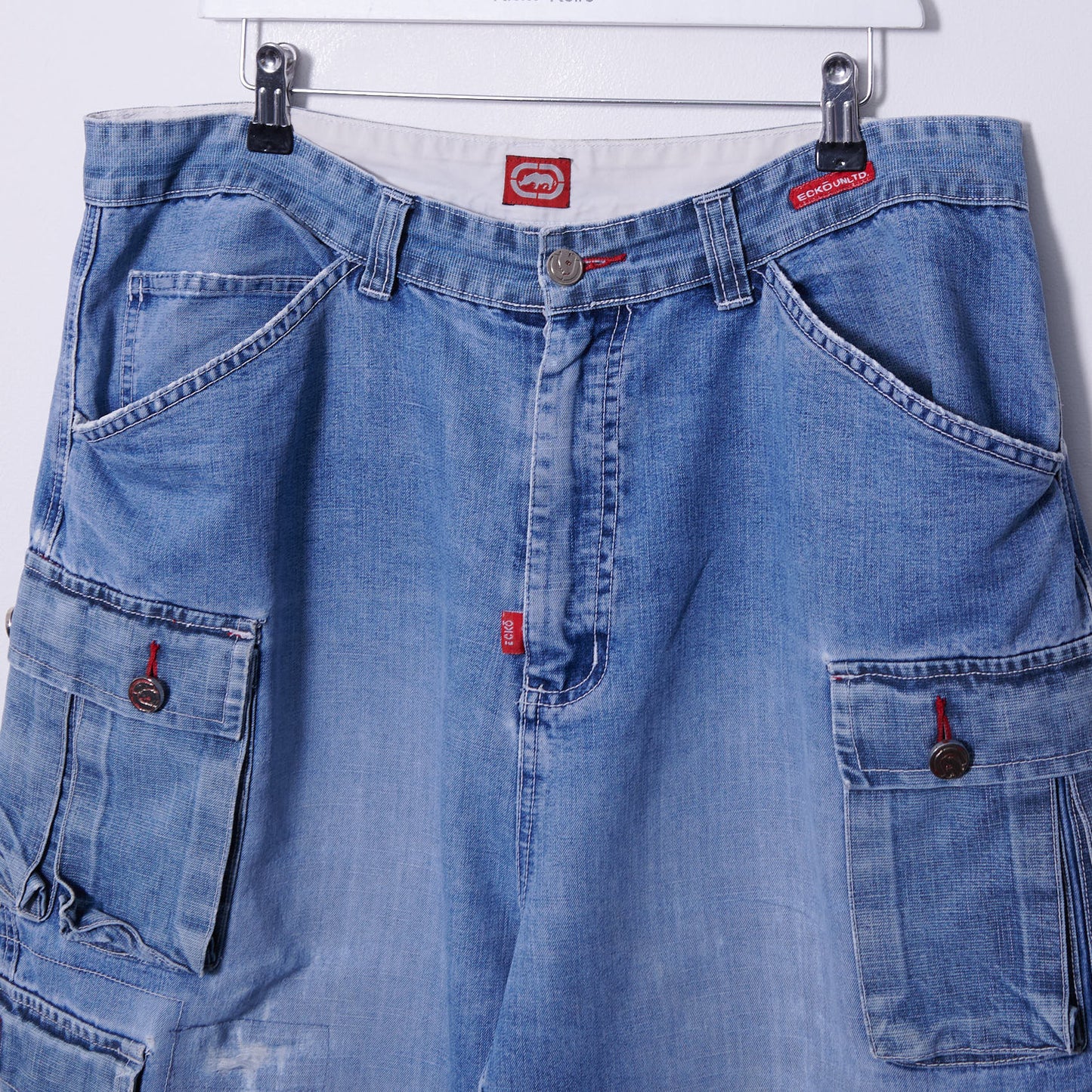 Vintage Ecko Unltd Denim Cargo Jorts 38W