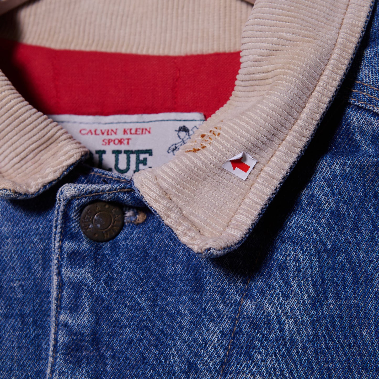 Vintage Calvin Klein Blue Jeans Jacket Large