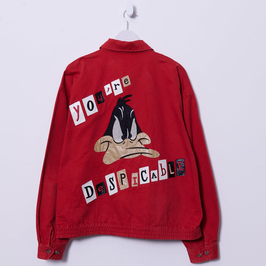 Vintage History Iceberg Jacket Daffy Duck Looney Tunes Large