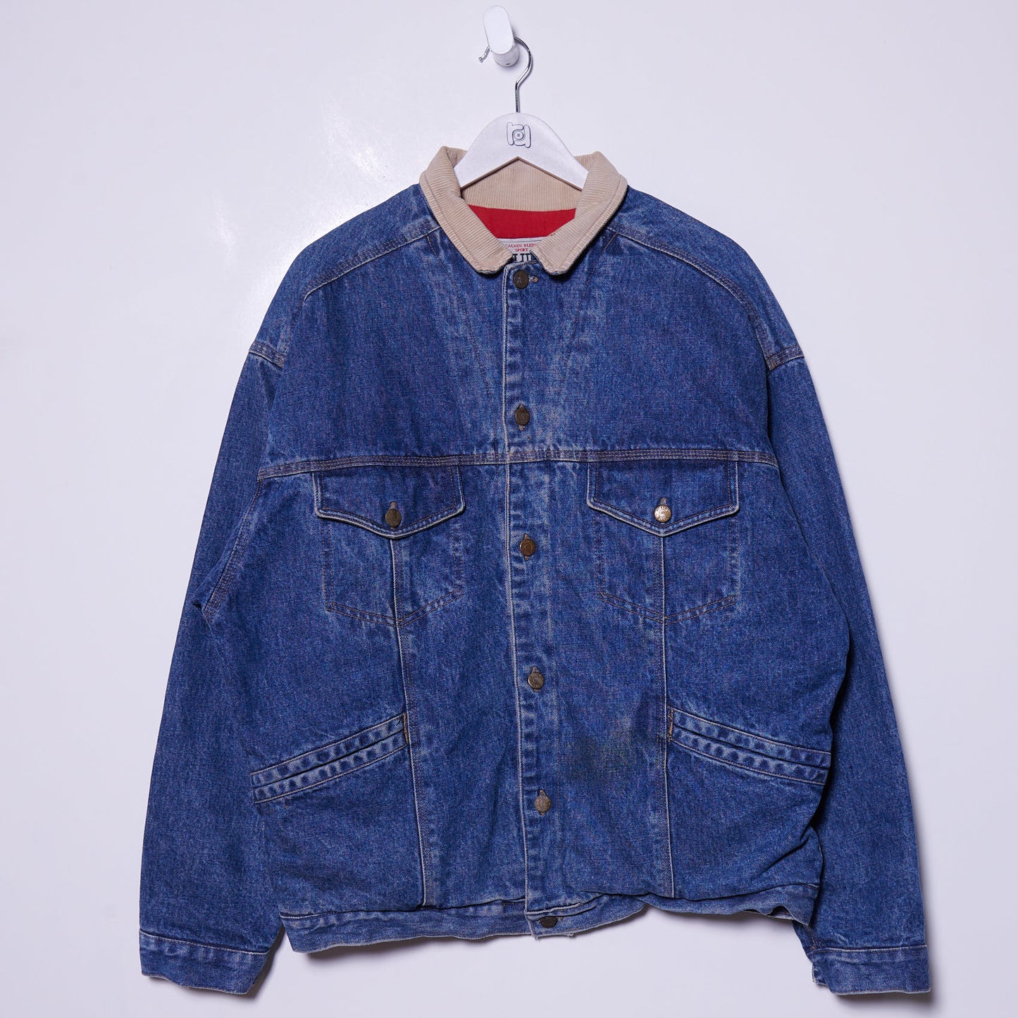 Vintage Calvin Klein Blue Jeans Jacket Large